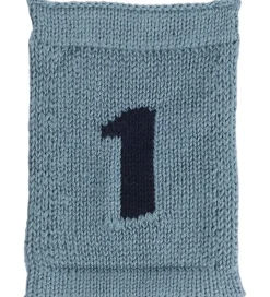 Smallstuff Strikket Flag - 1 - Blå Tal