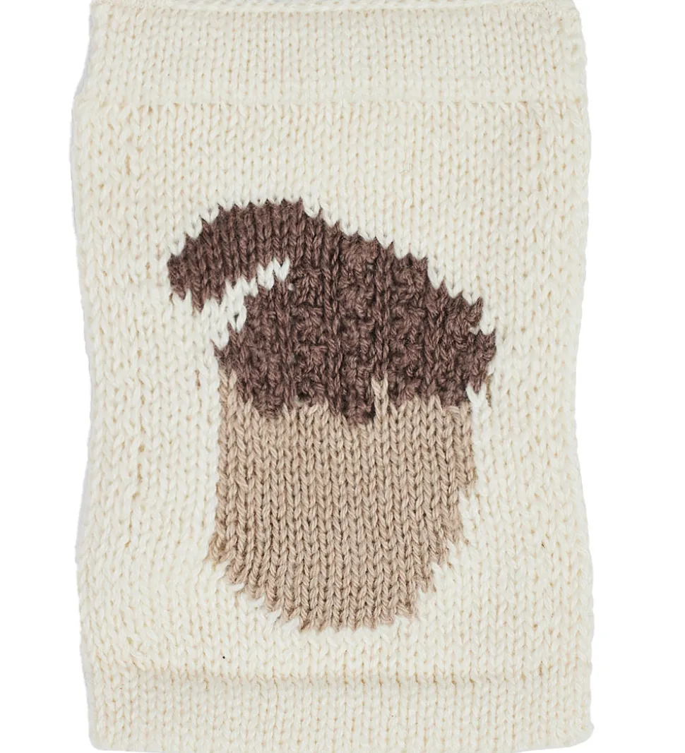 Smallstuff Strikket Flag - Nød - Natur Motiv