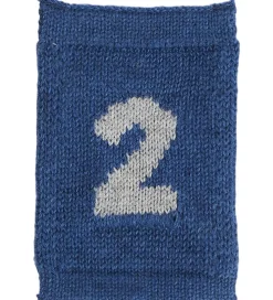 Smallstuff Strikket Flag - 2 - Blå Tal