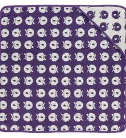 Småfolk Babyhåndklæde - 70x70 - Purple Heart