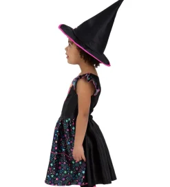 Smiffys Udklædning - Neon Star Witch - Rosa/Sort