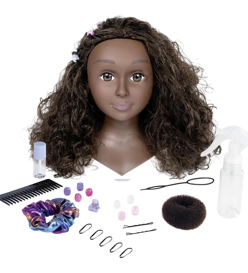 Smoby Frisørdukke m. Tilbehør - My Beauty Afro - 23 Dele