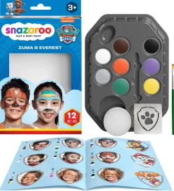 Snazaroo Ansigtsmaling - 12 Dele - Paw Patrol Zuma & Everest