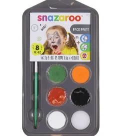 Snazaroo Ansigtsmaling - Halloween - 7 Dele + 1 Idehæfte