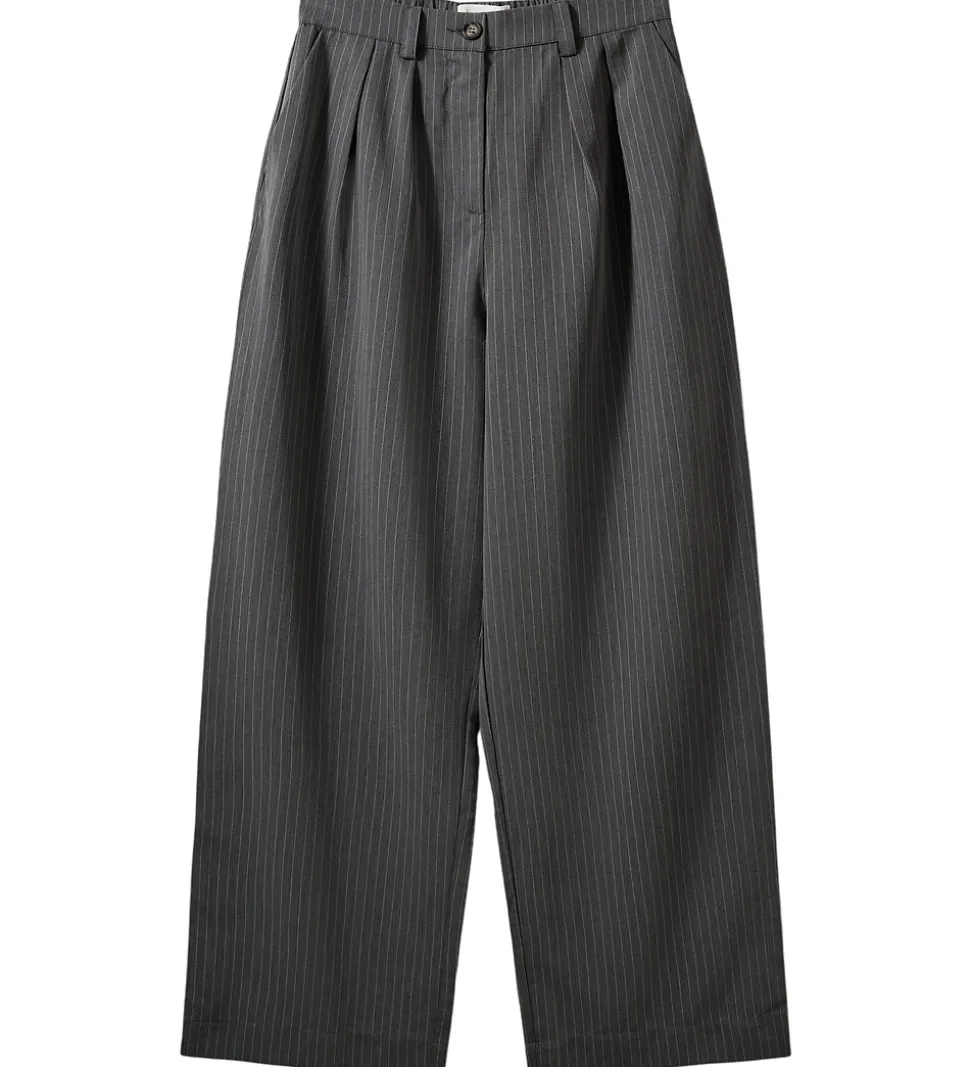 Sofie Schnoor Bukser - Malinasy - Dark Grey Striped