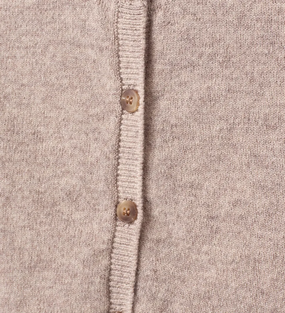 Sofie Schnoor Cardigan - Strik - Uld - Cisse - Brown Melange