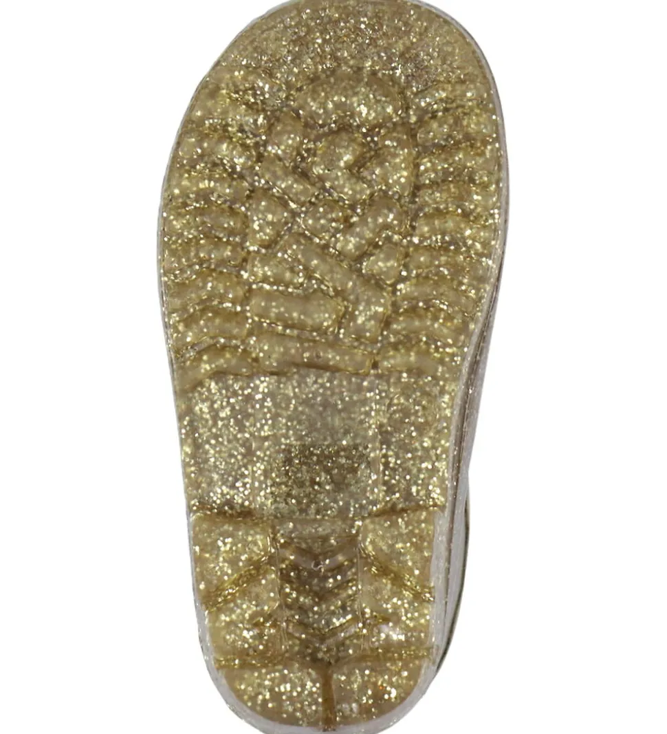Sofie Schnoor Gummistøvler m. For - Champagne m. Glimmer