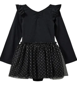 Sofie Schnoor Gymnastikdragt - Tyl - Sort m. Prikker