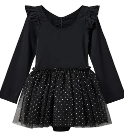 Sofie Schnoor Gymnastikdragt - Tyl - Sort m. Prikker