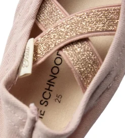Sofie Schnoor Gymnastiksko - Dusty Rose m. Guldglimmer