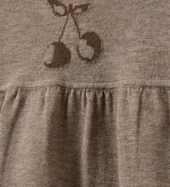 Sofie Schnoor Kjole - Strik - Uld - Dagnysb - Brunmeleret