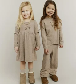 Sofie Schnoor Kjole - Strik - Uld - Dagnysb - Brunmeleret