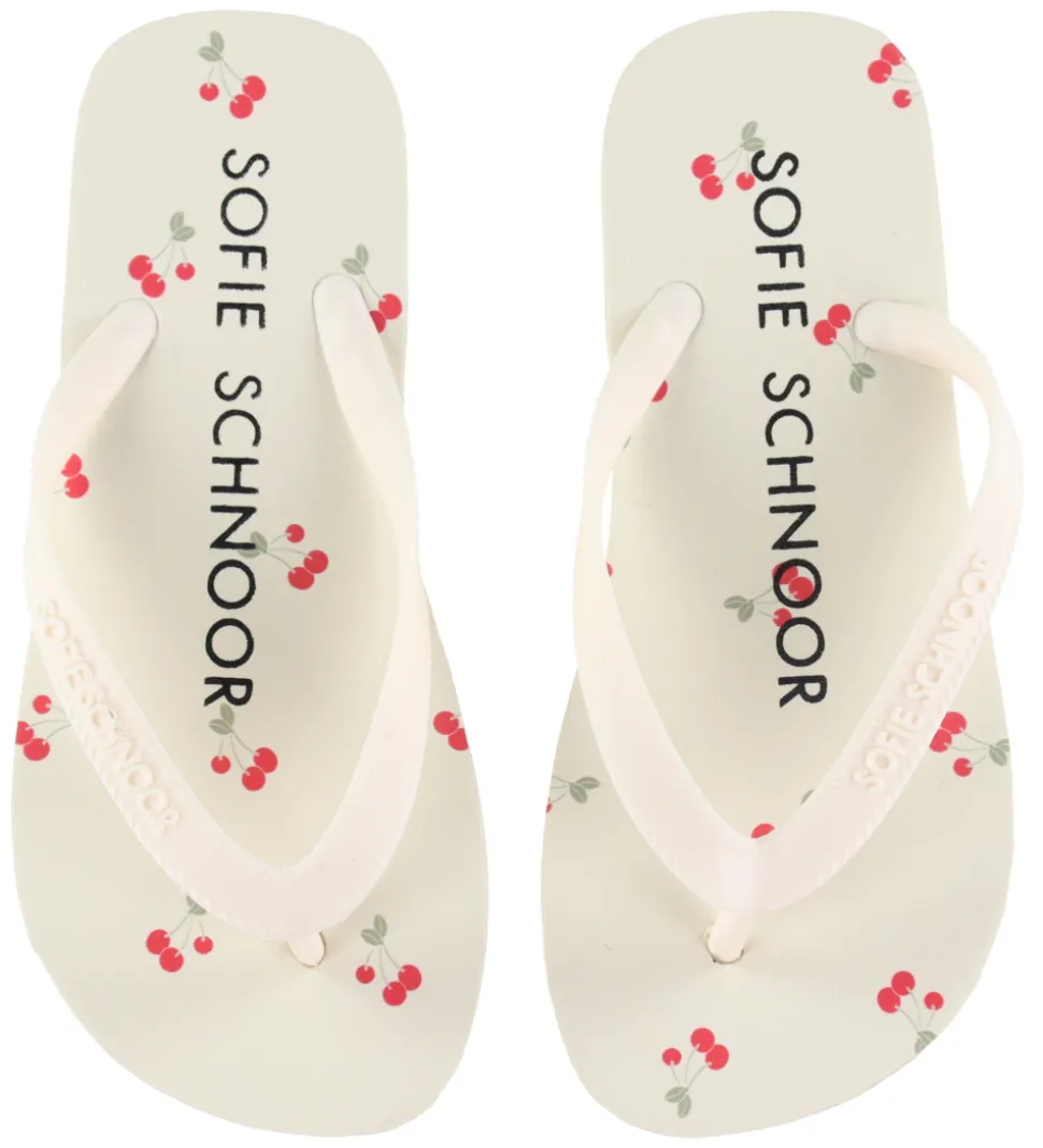 Sofie Schnoor Klipklapper - Off White AOP Cherry
