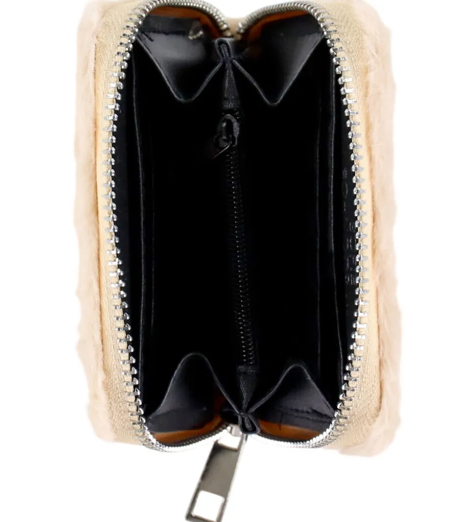 Sofie Schnoor Pung - Imiteret Pels - Beige m. Sølvglimmerhjerte