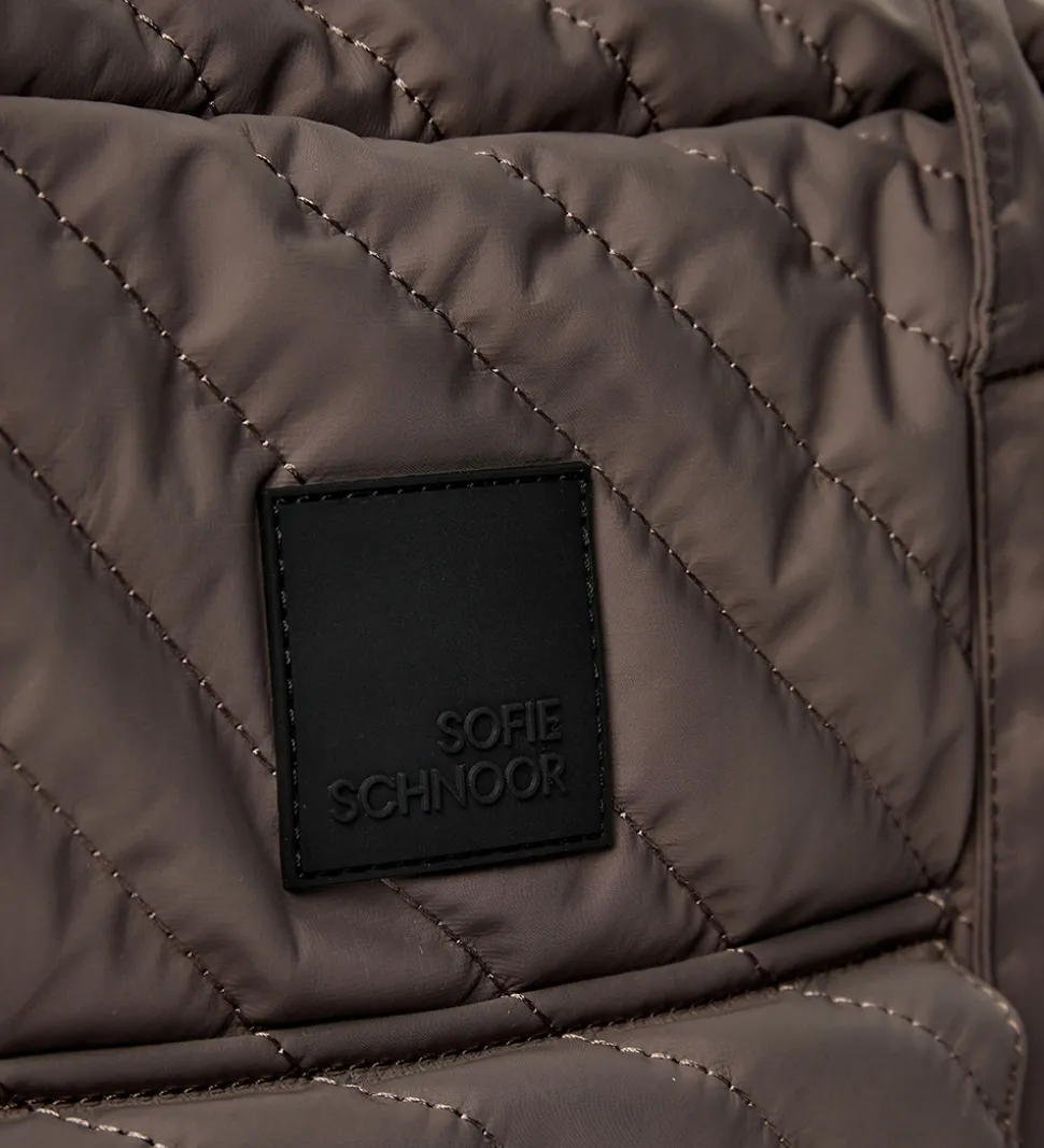 Sofie Schnoor Pusletaske - Quiltet - Dusty Brown