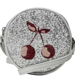 Sofie Schnoor Skuldertaske - Mollysk - Sølv m. Kirsebær