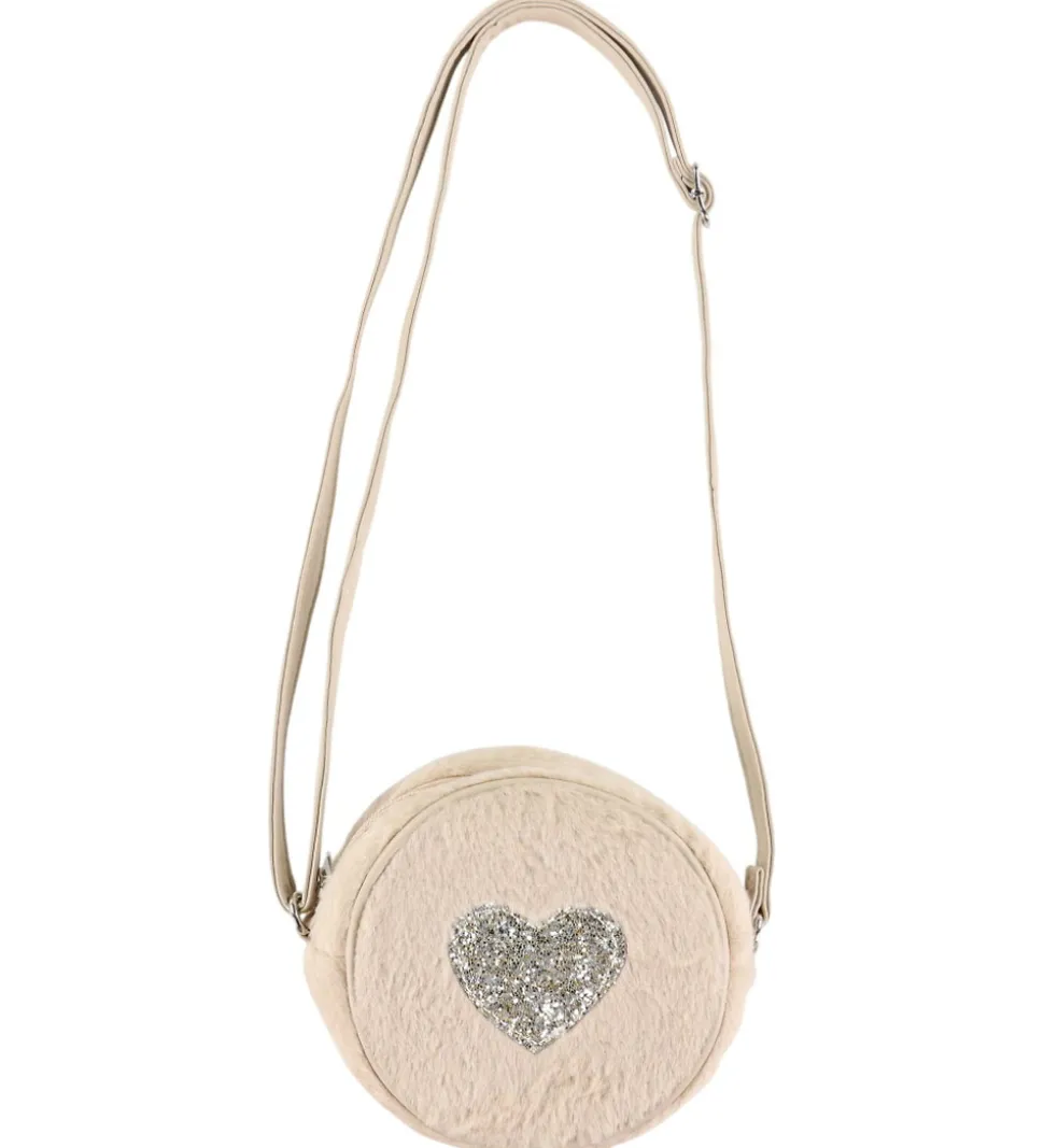 Sofie Schnoor Skuldertaske - Imiteret Pels - Mollysk - Beige m.