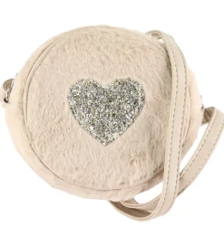 Sofie Schnoor Skuldertaske - Imiteret Pels - Mollysk - Beige m.