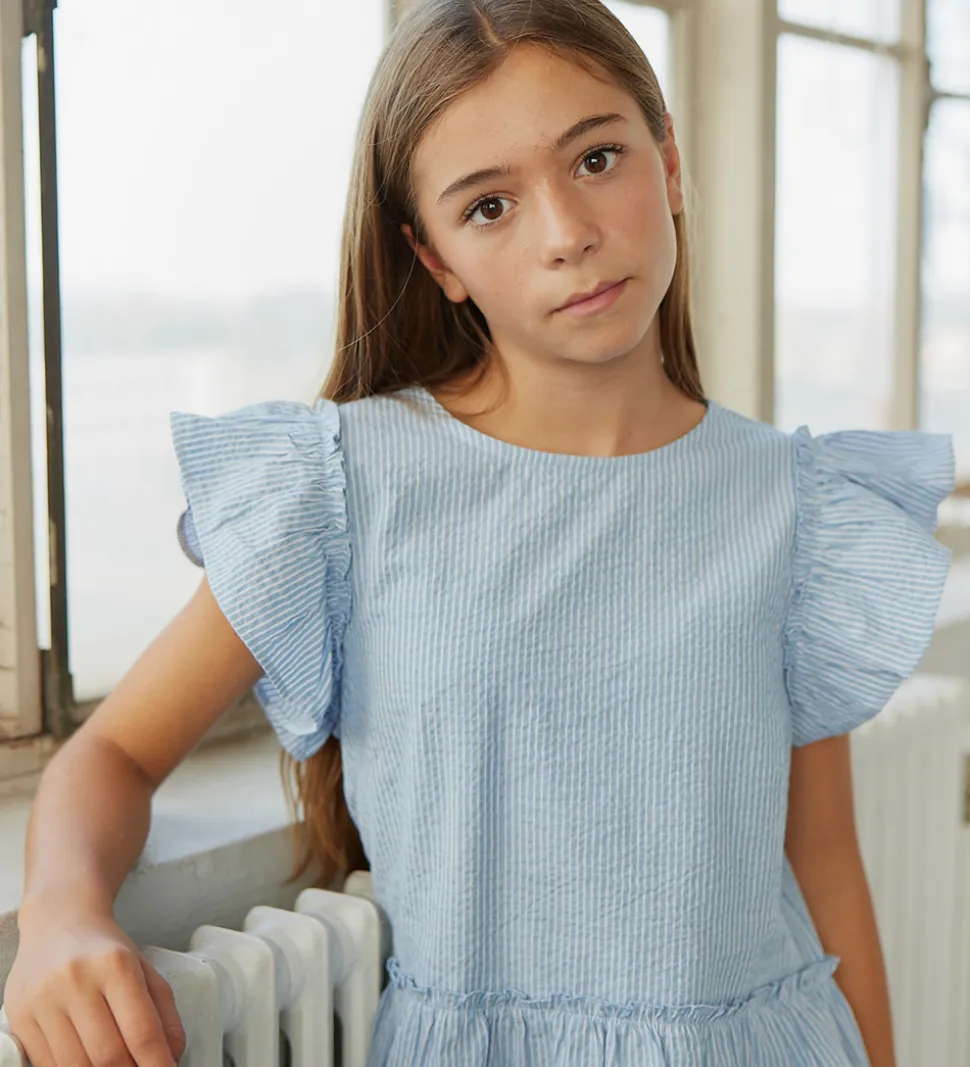 Sofie Schnoor Top - Sallysy - Light Blue Stripe