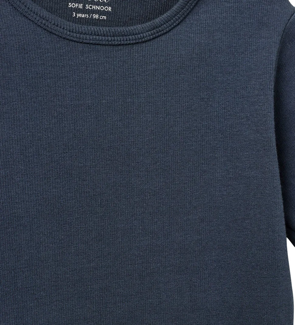 Sofie Schnoor T-shirt - Rib - Dark Blue