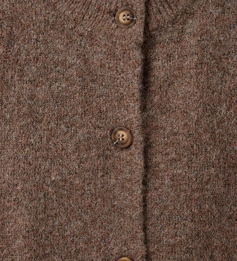 Sofie Schnoor Vest - Strik - MagSY - Brown Melange