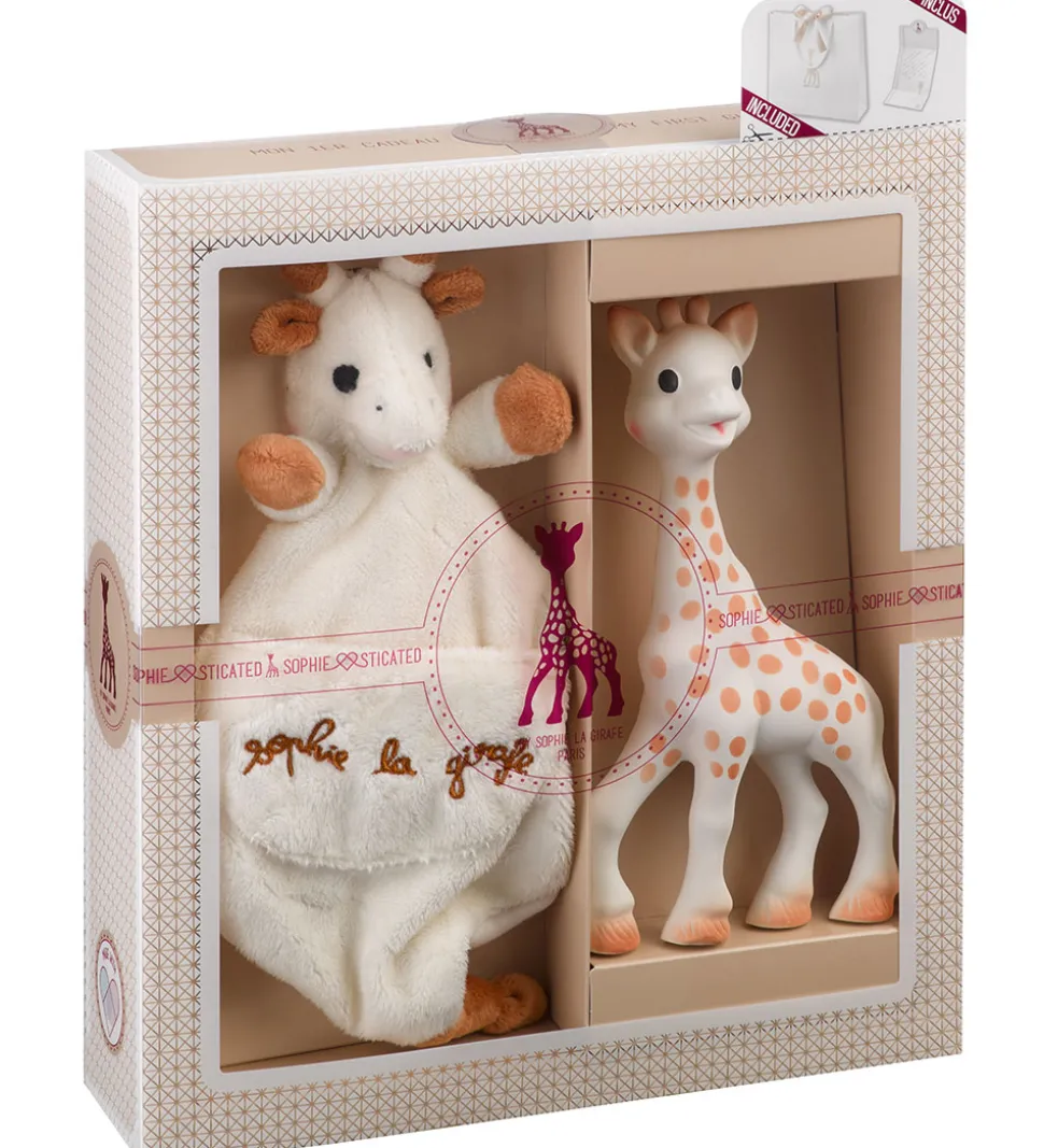 Sophie la Girafe Gaveæske - Nusseklud/Bidering