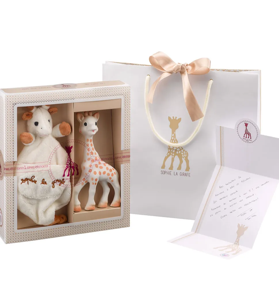 Sophie la Girafe Gaveæske - Nusseklud/Bidering