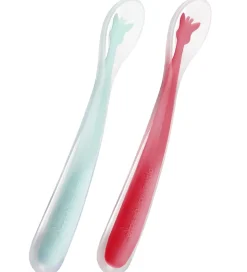 Sophie la Girafe Skeer - Silikone - 2 dele - Rød/Lyseblå