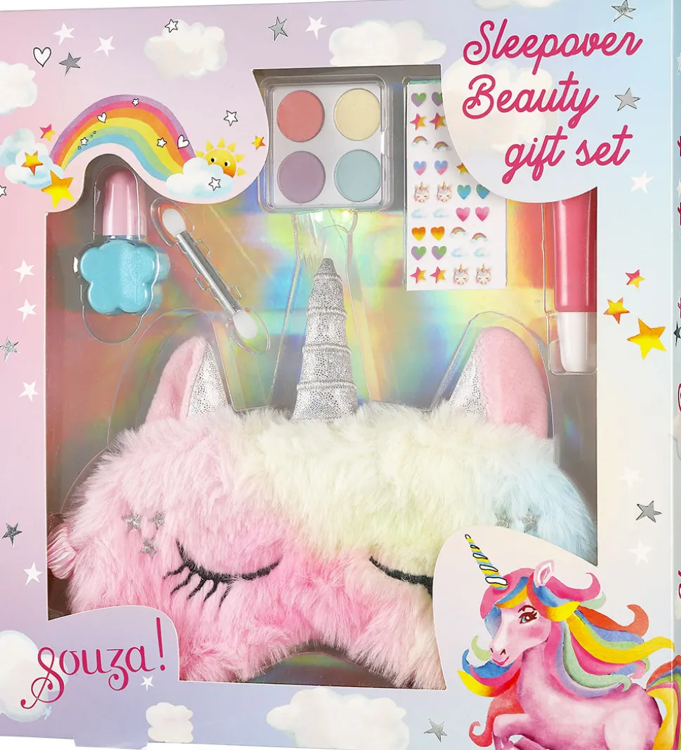 Souza Sminkesæt m. Sovemaske - Enhjørning