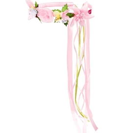 Souza Udklædning - Hårbøjle m. Blomster - Maud - Rosa