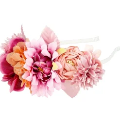 Souza Udklædning - Hårbøjle m. Blomster - Olivia - Lilla/Rosa