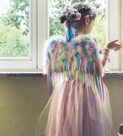 Souza Udklædning - Vinger m. Hårbøjle - Enhjørning - Regnbue