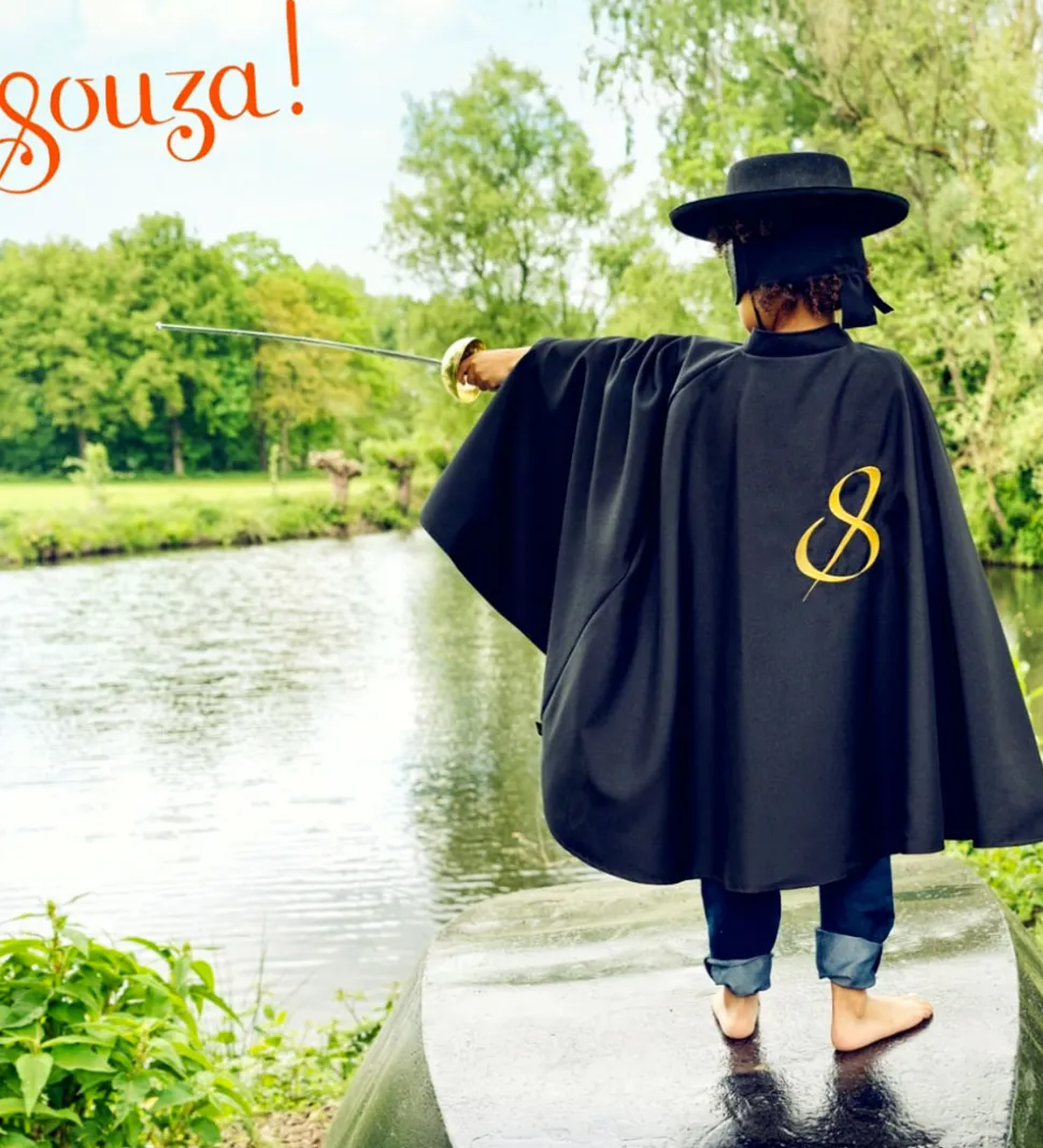 Souza Udklædning - Zorro - Sort