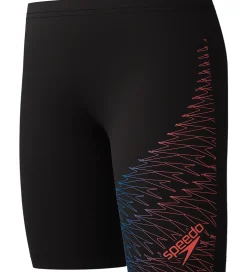 Speedo Badebukser - Medley Logo - Sort m. Rød