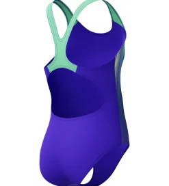 Speedo Badedragt - Digi Placement Splashback - Grøn/Lilla
