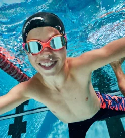 Speedo Svømmebriller - BioFuse 2.0 Mirror Junoir - Orange/Blue