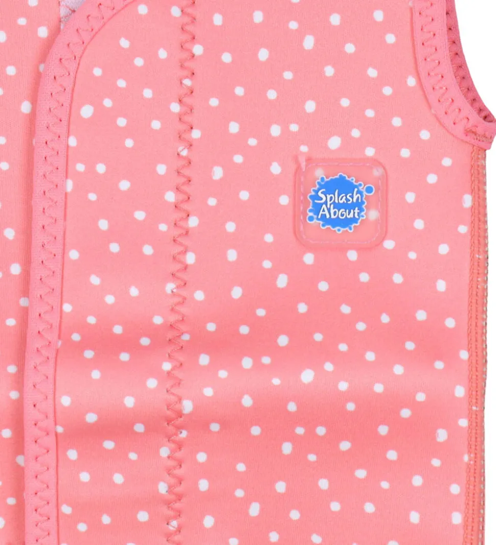 Splash About Våddragt - Baby Wrap - Pink Dotty