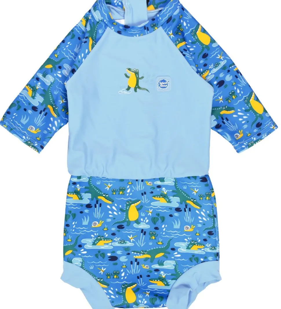Splash About Våddragt - Happy Nappy - UV50+ - Crocodile Swamp