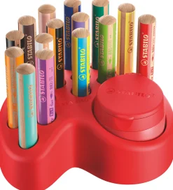 Stabilo Farveblyanter - Woody 3-i-1 Deskset - 15 Stk. - Multifa
