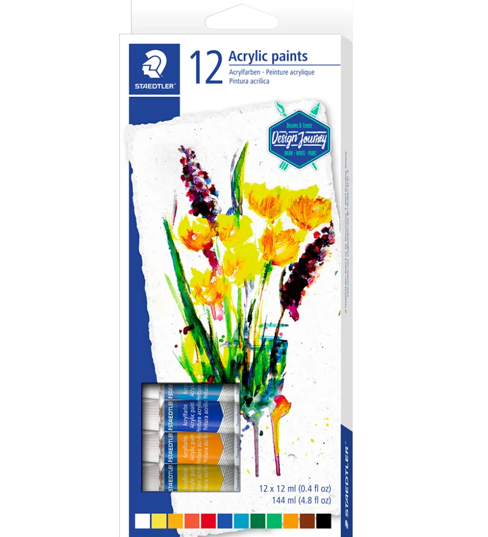Staedtler Akrylmaling - 12 stk.