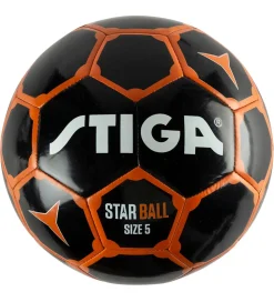 Stiga Fodbold - Star - Str. 5 - Sort/Orange