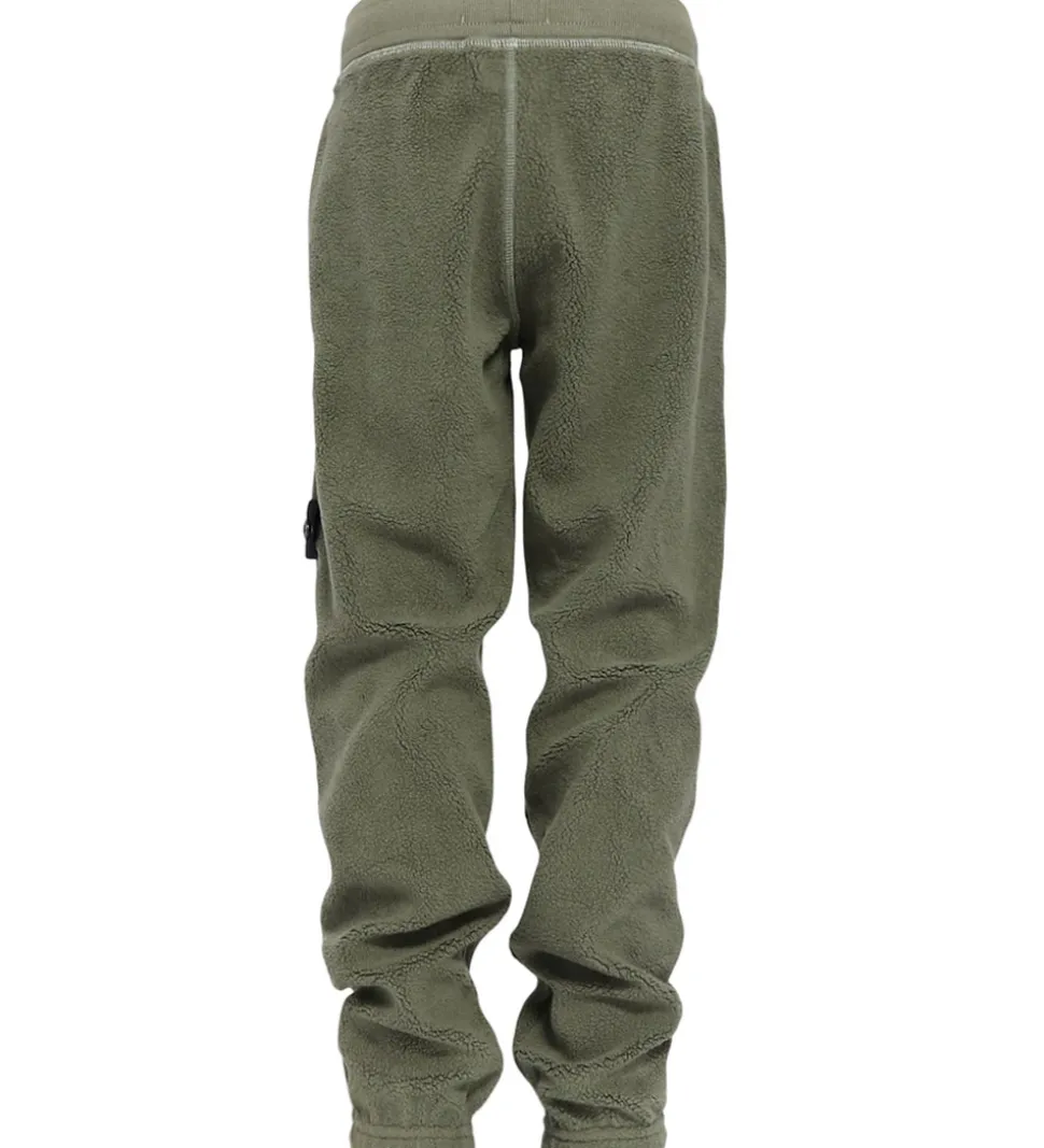 Stone Island Fleecebukser - Military Green