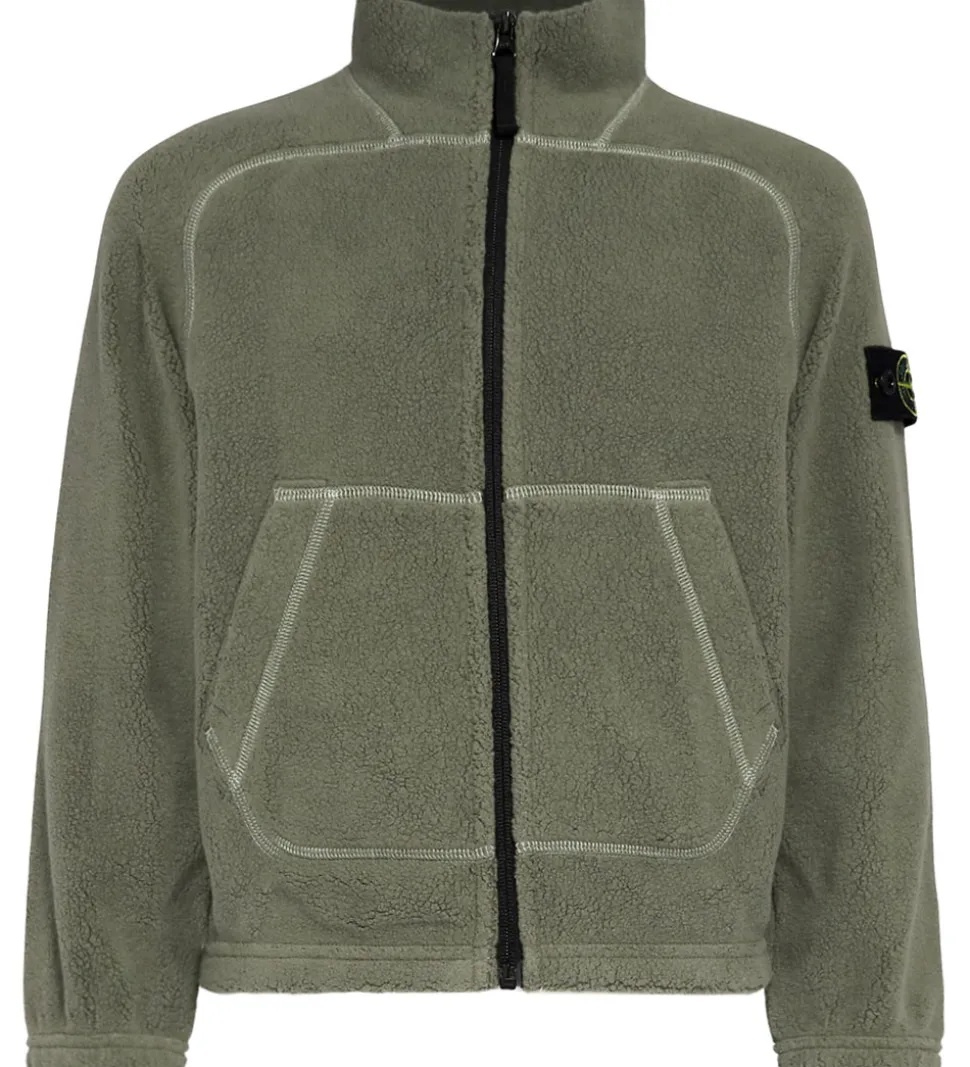 Stone Island Fleecejakke - Military Green