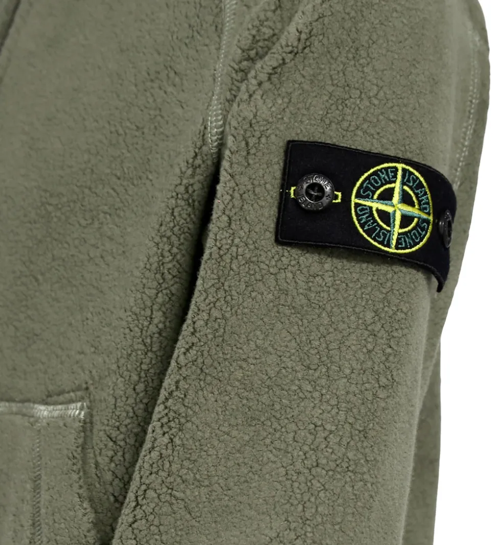 Stone Island Fleecejakke - Military Green