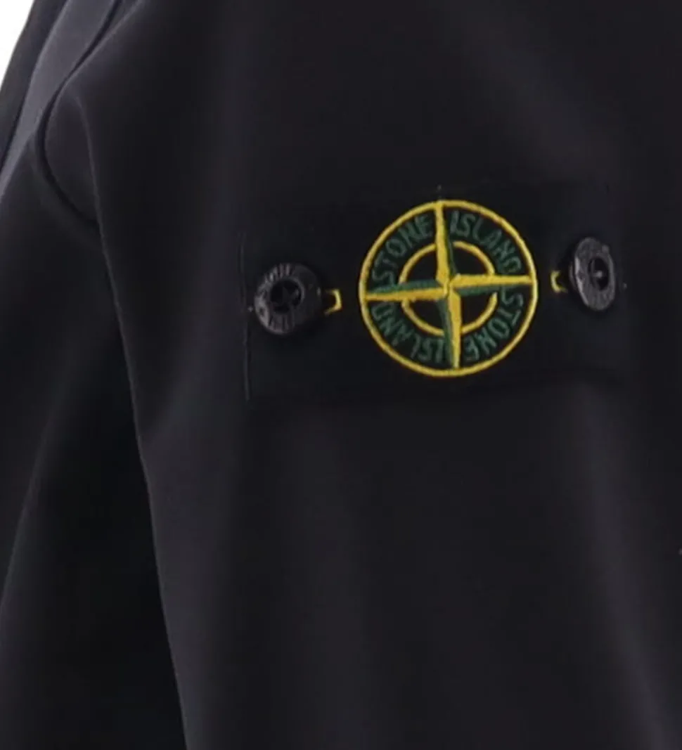 Stone Island Softshelljakke m. Fleece - Sort