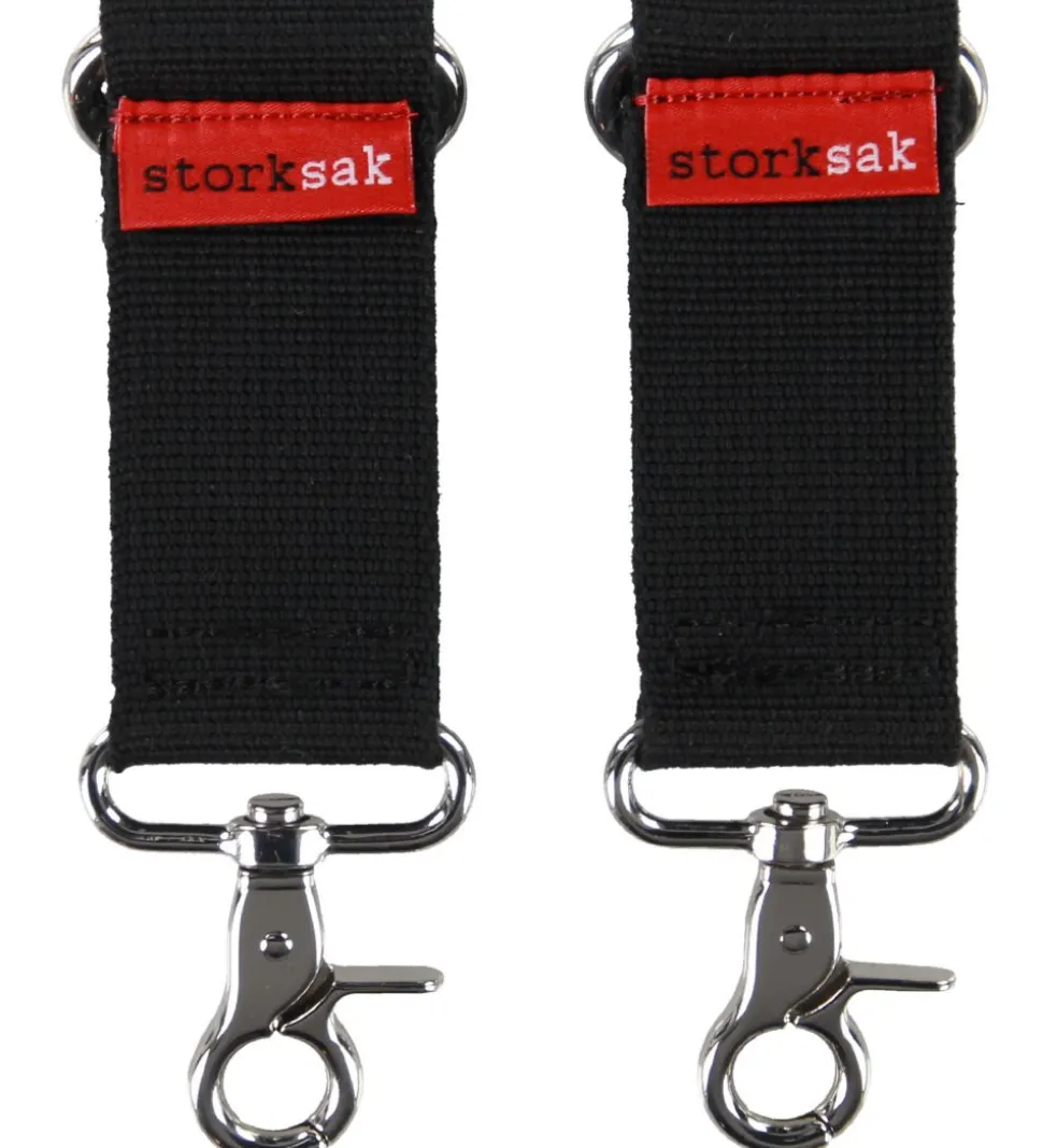 Storksak - Klapvognskrog Til Pusletaske - Sort