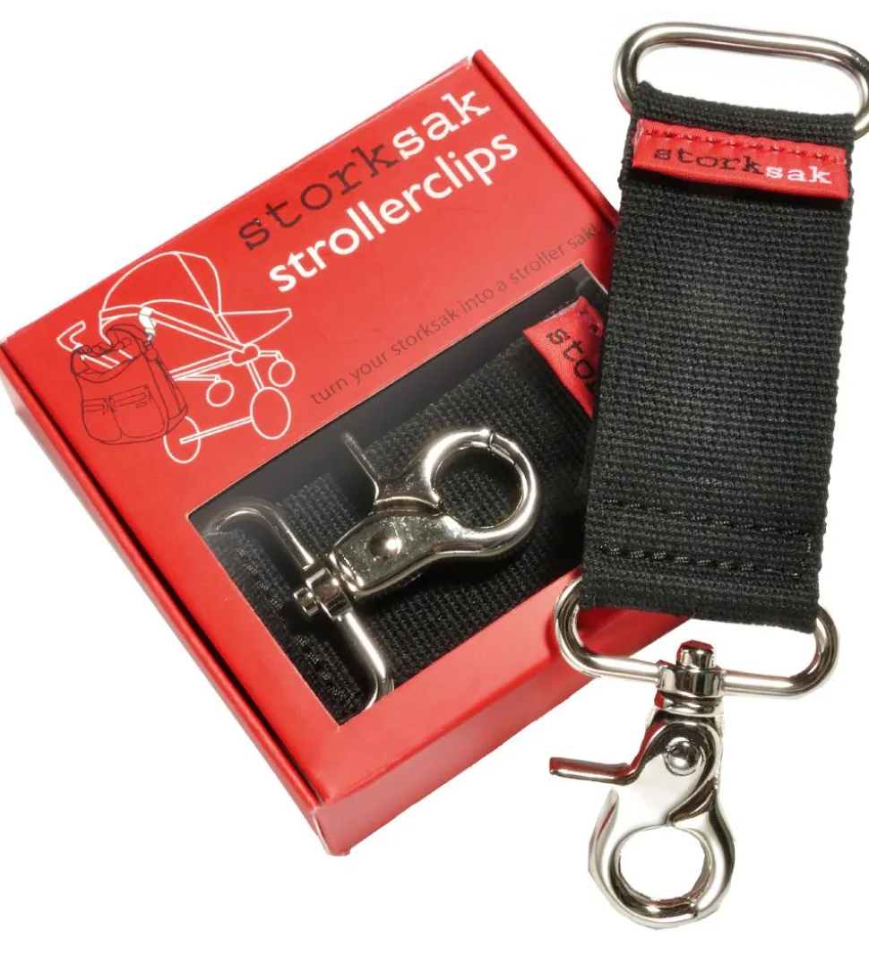 Storksak - Klapvognskrog Til Pusletaske - Sort