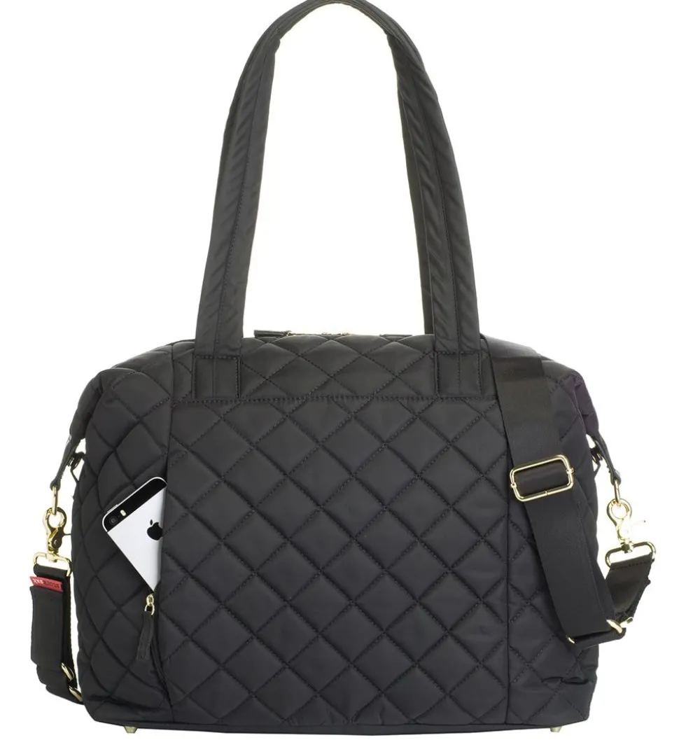 Storksak Pusletaske - Stevie Quilt - Sort