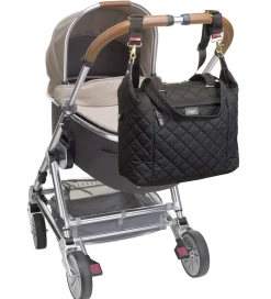 Storksak Pusletaske - Stevie Quilt - Sort