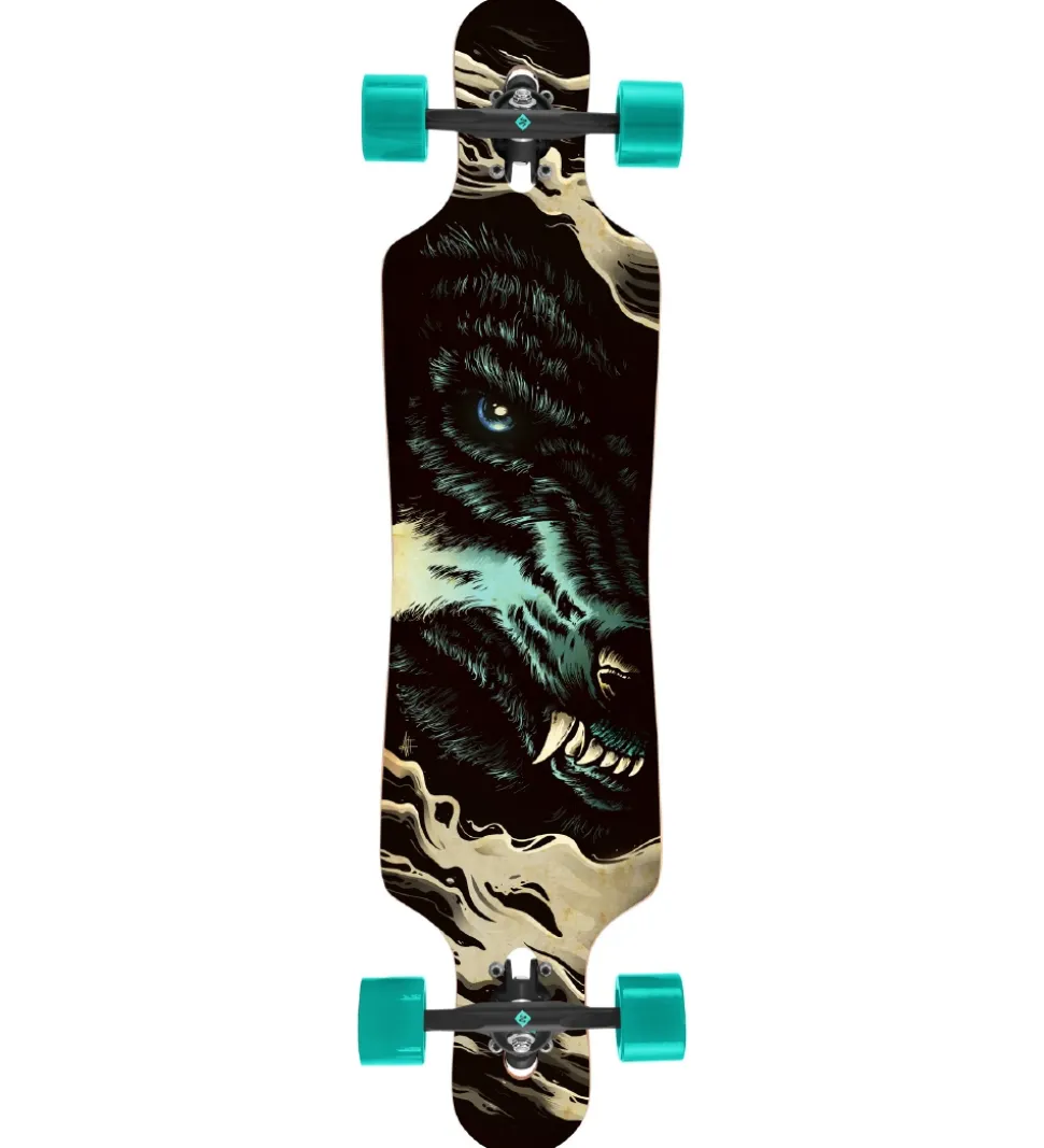 Streetsurfing Longboard - Curve Drop Through Freeride - 39'' - W